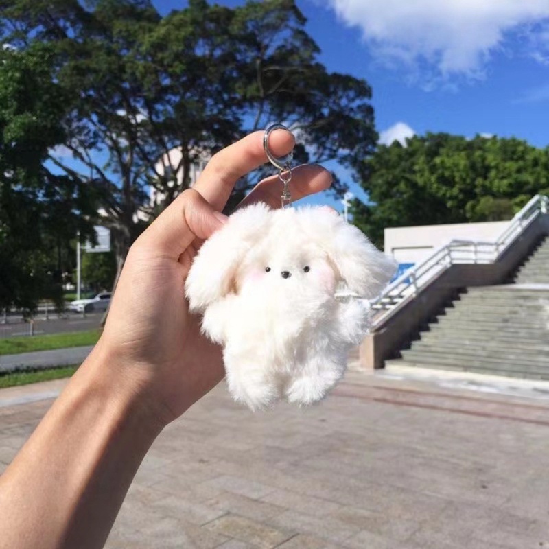 ✿ Móc Khóa Thỏ Bông 8cm Dễ Thương