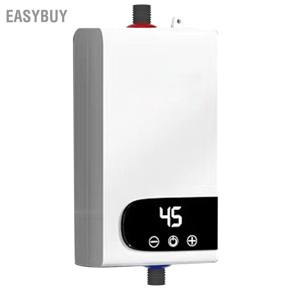 ▲220V Điện Tankless Máy Nước Nóng 4500W Liền Cho Nhà Tắm Vệ Sinh Phích Cắm Châu Âu