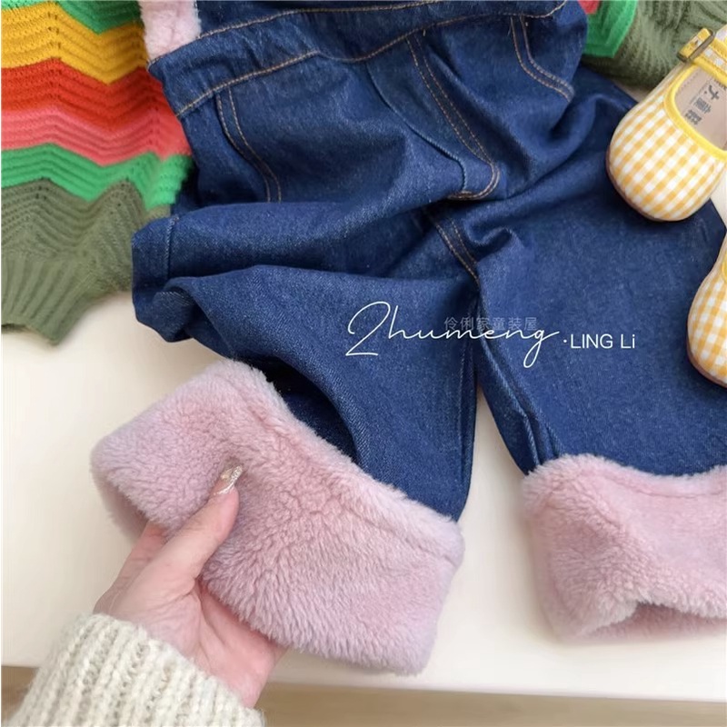 Áo Len Lông Cừu Tay Áo Gợn Sóng Màu Tương Phản Thời Trang Thu Đông Hàn Quốc Dành Cho Bé Gái 2-7 Tuổi