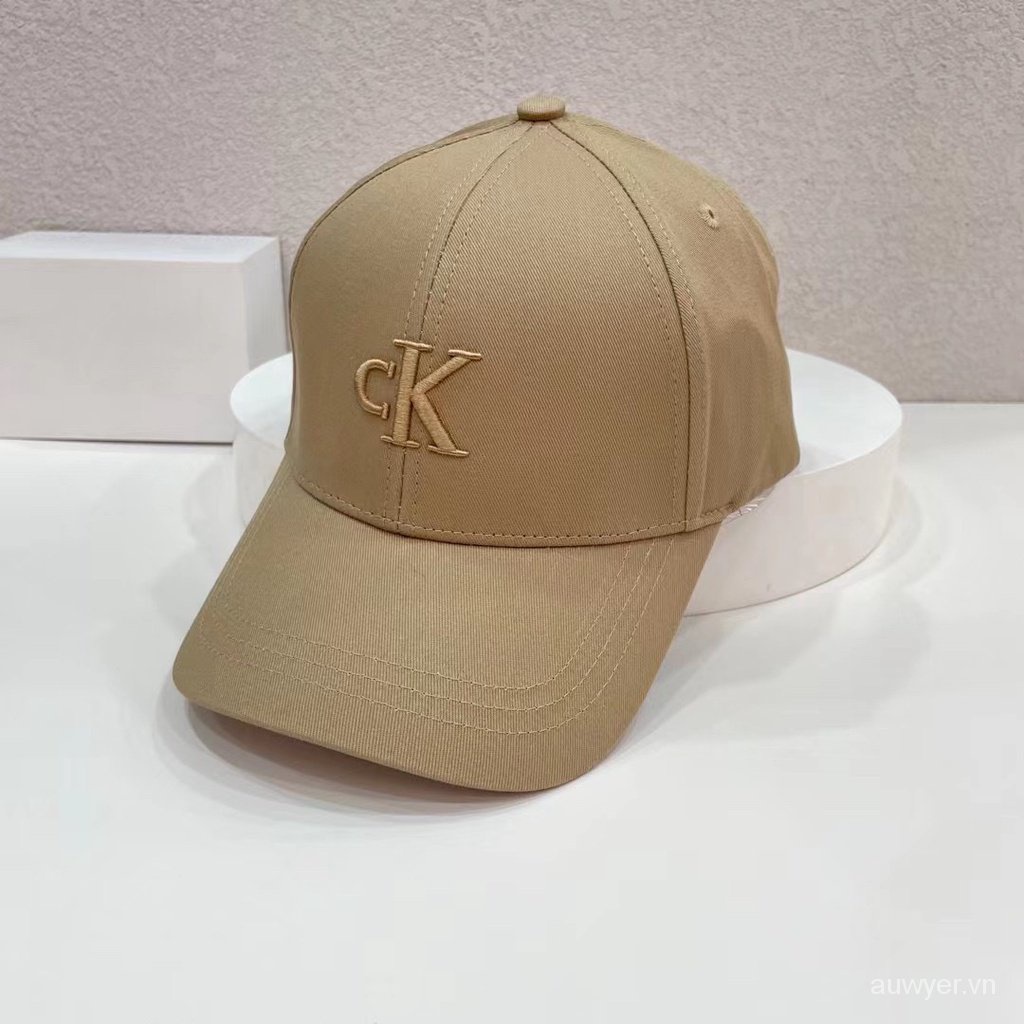 Mũ Lưỡi Trai Ck Thêu Họa Tiết Phong Cách Unisex 4YRB