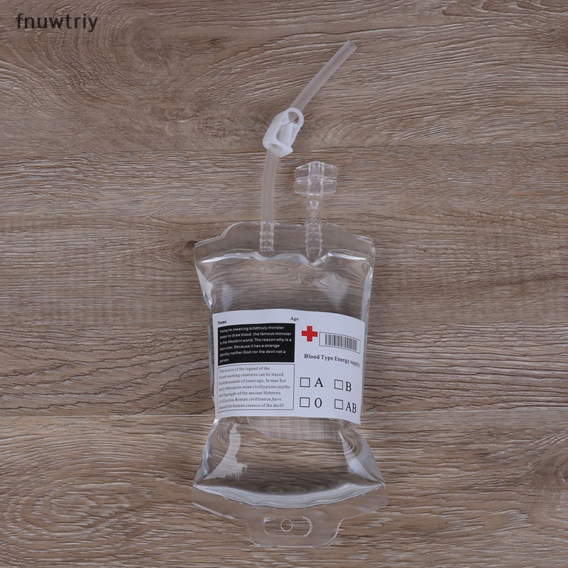 350ml pvc túi năng lượng tái sử dụng cho máu halloween vampire pouch props vn