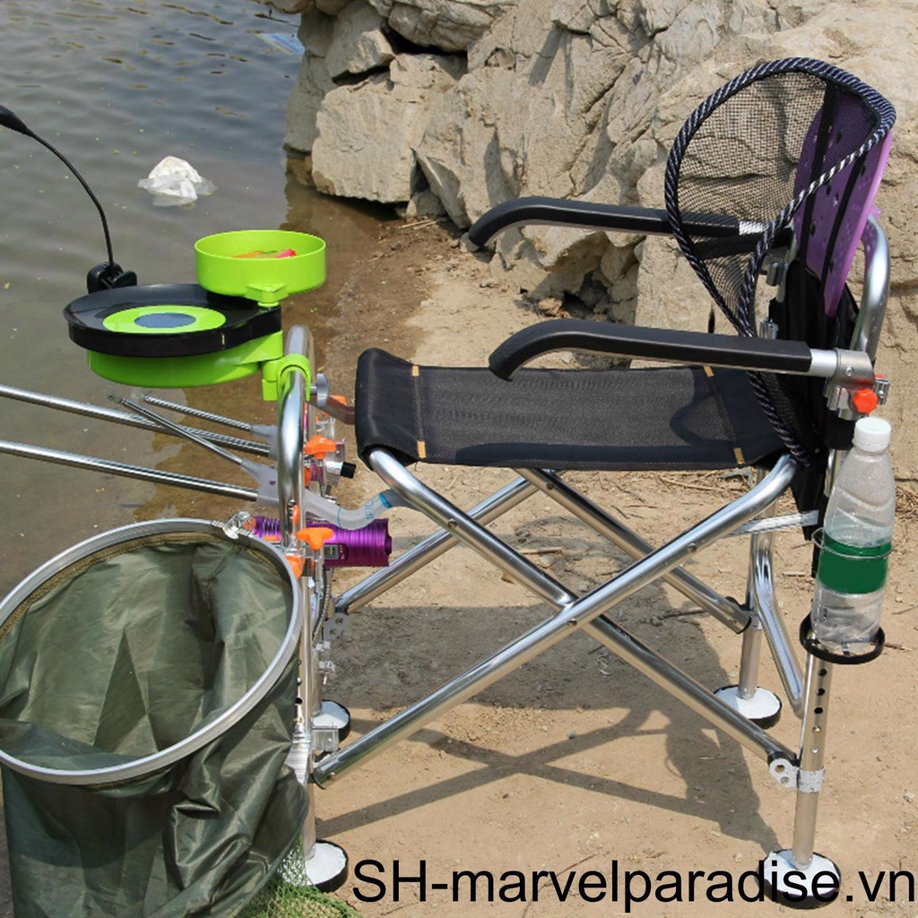 Ghế câu cá thay thế tay vịn không trượt thoải mái bền cho đi bộ đường dài