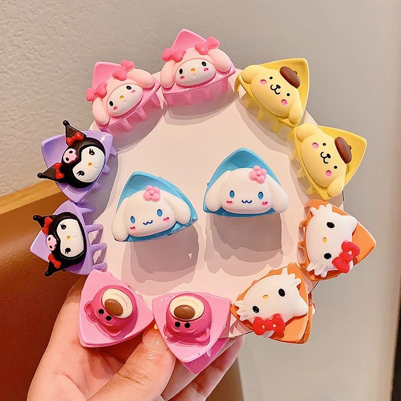 Hàn quốc-phong cách trẻ em kẹp cô gái phim hoạt hình tai mèo kẹp tóc công chúa mini gãy tóc kẹp nữ