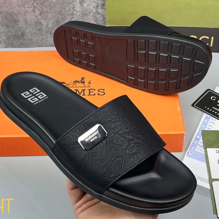 Dép Da Nam Hot Nhất Dép Nam Quai Ngang Thời Trang Bản Mới Xướng DL02  Hàng Full Hộp Bill