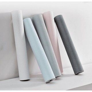Combo cuộn 10 mét giấy dán tường xốp tông một màu tráng nhôm cách nhiệt chóng nóng khổ rộng 50cm
