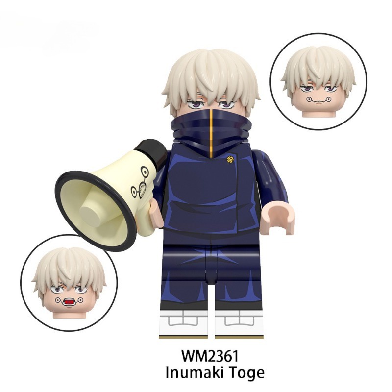 Jujutsu kaisen ryomen sukuna maki zenin inumaki toga gojo satoru panda nhật bản anime mini building blocks hình đồ chơi trẻ em quà tặng