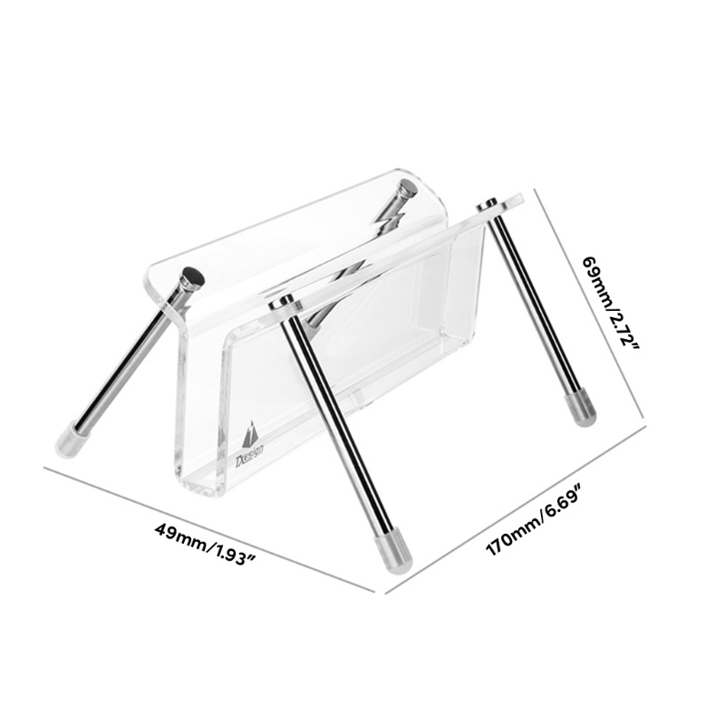 Lidu1 sleek Giá Đỡ acrylic Trưng Bày Đĩa Than Để Bàn Thanh Lịch