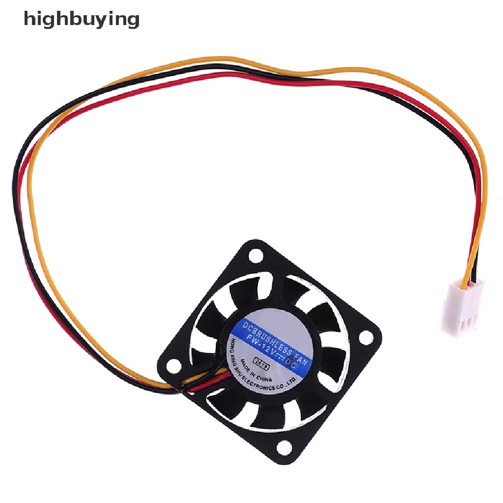 1 Quạt Tản Nhiệt Mini 4010 40MM 40 * 40 * 10 12V 0.8W 0.06A 3Pin Chất Lượng Cao