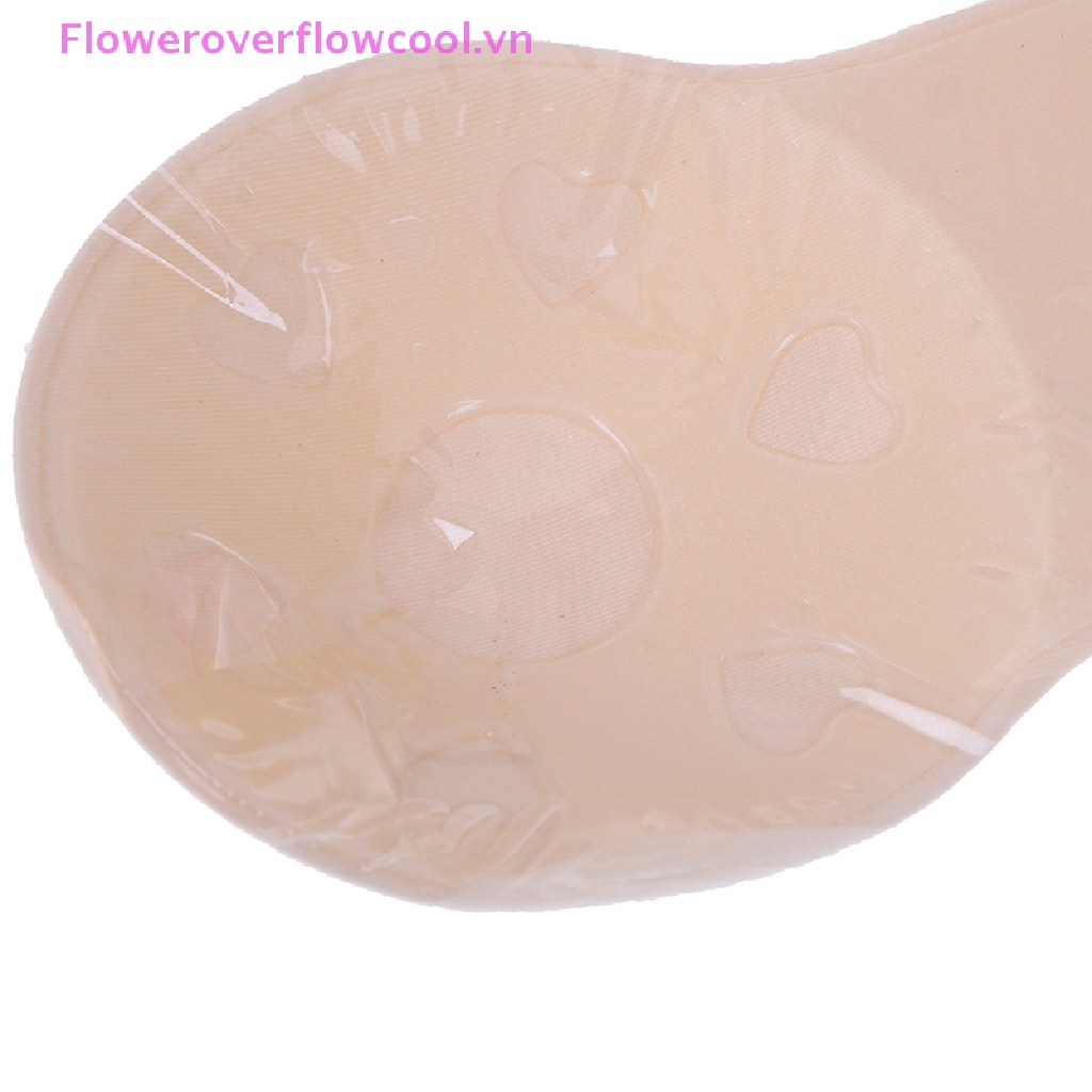 1 Cặp Miếng Dán Nâng Ngực Bằng Silicone Vô Hình Cho Nữ