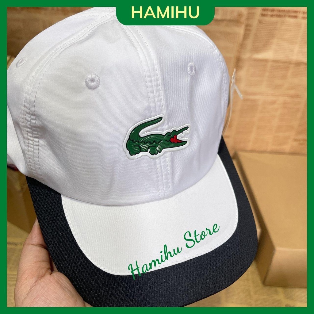 Nón LACOSTE chất vải dù mát, hình thật, có 5 màu lựa chọn xanh lá/xanh mint/trắng/xanh đen/ đỏ phù hợp cho cả nam và nữ