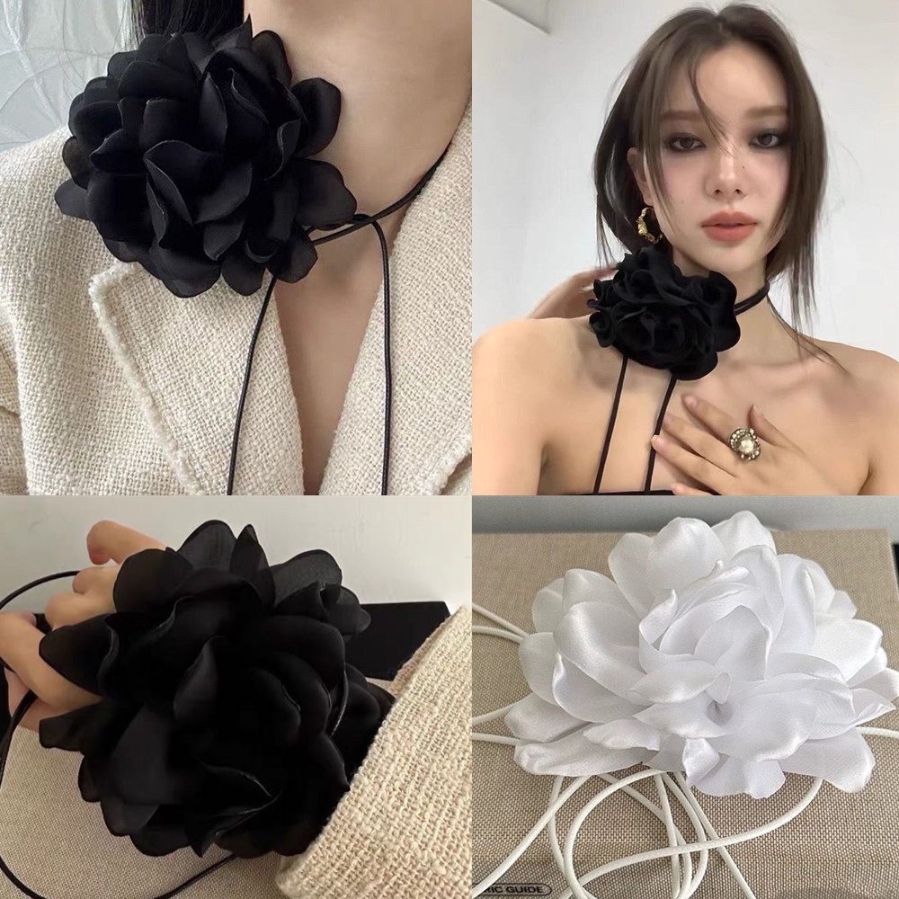 Vòng cổ Mặt Hoa Phong Cách Vintage Thời Trang Cho Nữ