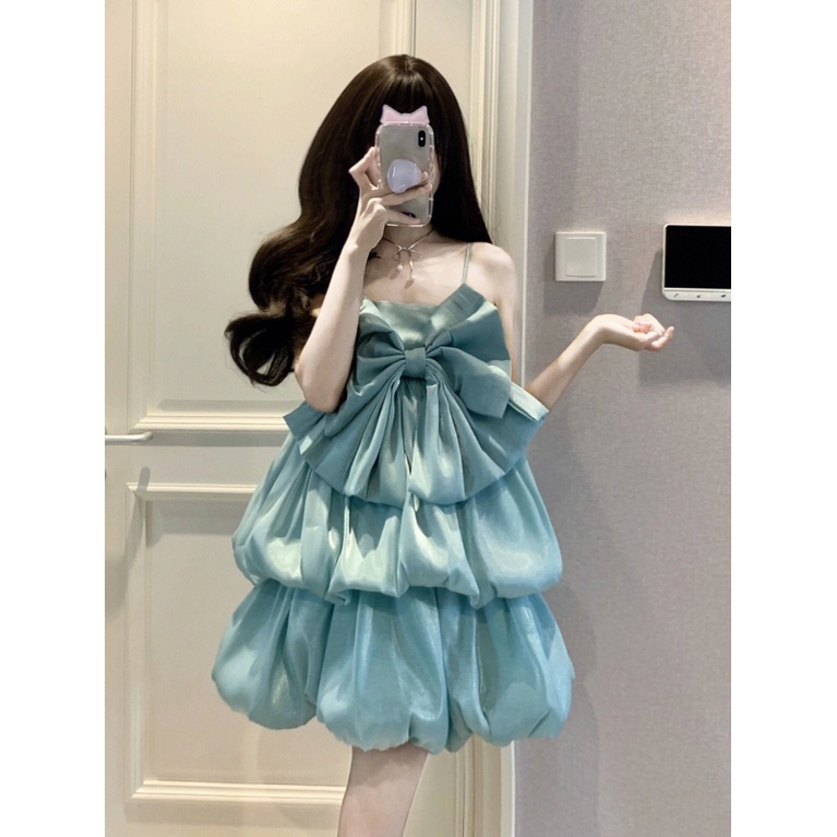 Đầm Ngắn Phồng Cao Cấp Phong Cách Niche Thời Trang Mới 2023 Phong Cách Ngọt Ngào Cho Nữ Tik Tok Desire 2023