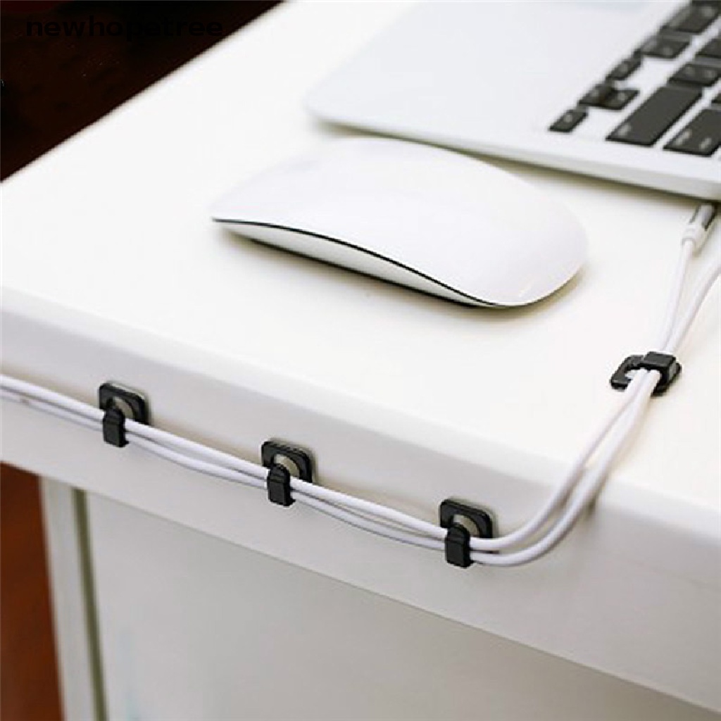 Bộ 18 Kẹp Cố Định Dây Cáp Gọn Gàng Gắn Tường Tiện Dụng