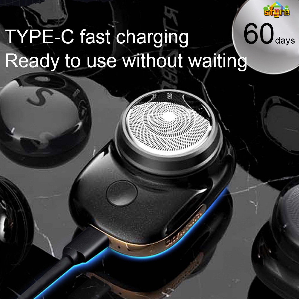 Dao Cạo Râu Mini Cầm Tay Không Đau Chống Thấm Nước Ipx7 Dành Cho Nam