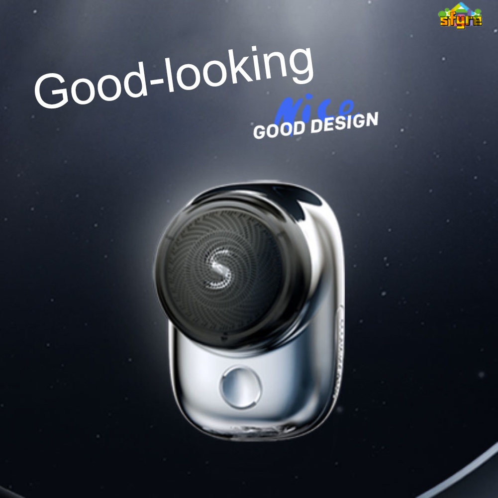 Dao Cạo Râu Mini Cầm Tay Không Đau Chống Thấm Nước Ipx7 Dành Cho Nam