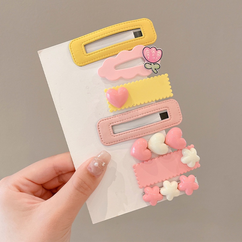 Kẹp Tóc Màu Sắc Kẹo Ngọt Phong Cách Hàn Quốc Cho Nữ