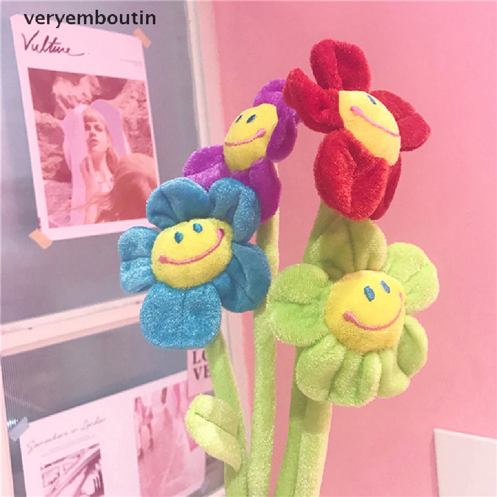 Đồ Chơi Nhồi Bông Khóa Rèm Cửa Hình Hoa Hướng Dương Mặt Cười Hoạt Hình Có Thể Uốn Cong Trang Trí Nhà Cửa