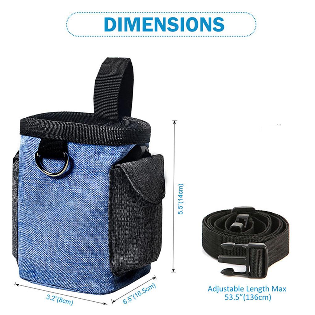 Túi Đeo Hông Huấn Luyện Thú Cưng Rảnh Tay Kèm Dây Rút Có Thể Điều Chỉnh