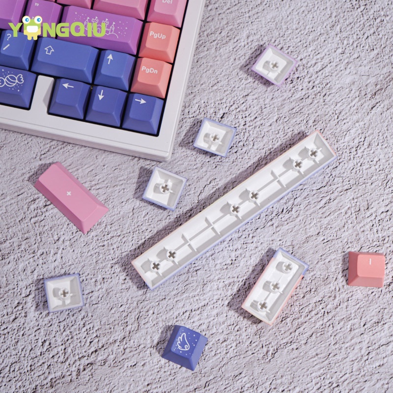 Bộ Phím Rời PBT In Chữ Tiếng Anh Cho Bàn Phím Cơ 104 68 87