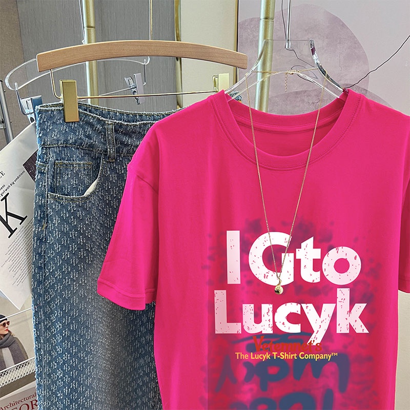 NRVP Áo Thun 100% Cotton Tay Ngắn Dáng Rộng In Họa Tiết Phong Cách Hàn Quốc Thời Trang Cho Nữ