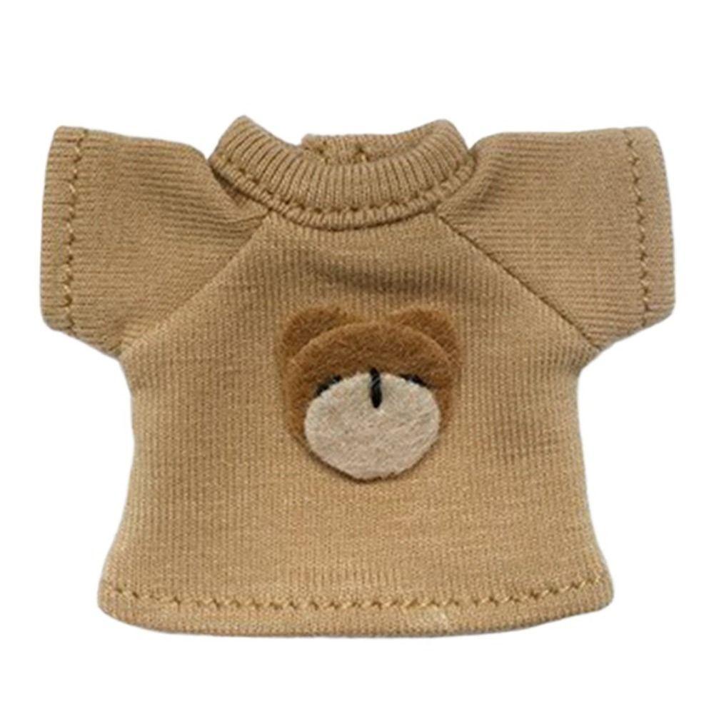 CHOOKEY Áo Thun Kẻ Sọc Chất Liệu Cotton In Hoạ Tiết Gấu Hoạt Hình Xinh Xắn