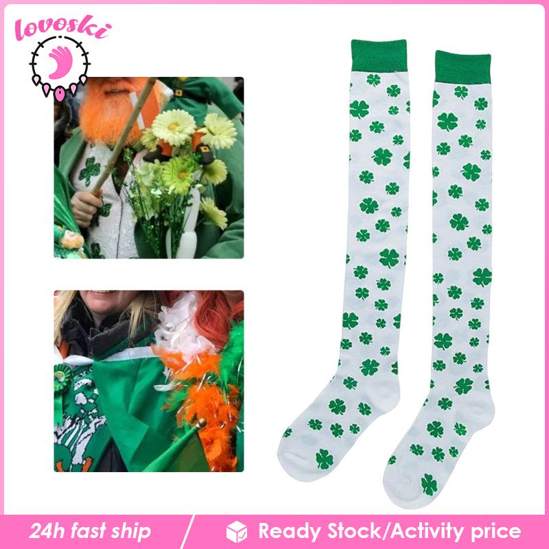 Vớ Dài Qua Gối Kẻ Sọc Hóa Trang Nhân Vật Shamrock # 2