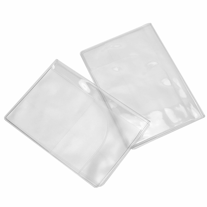 Set 2 Ví Đựng Hộ Chiếu Trong Suốt Thời Trang