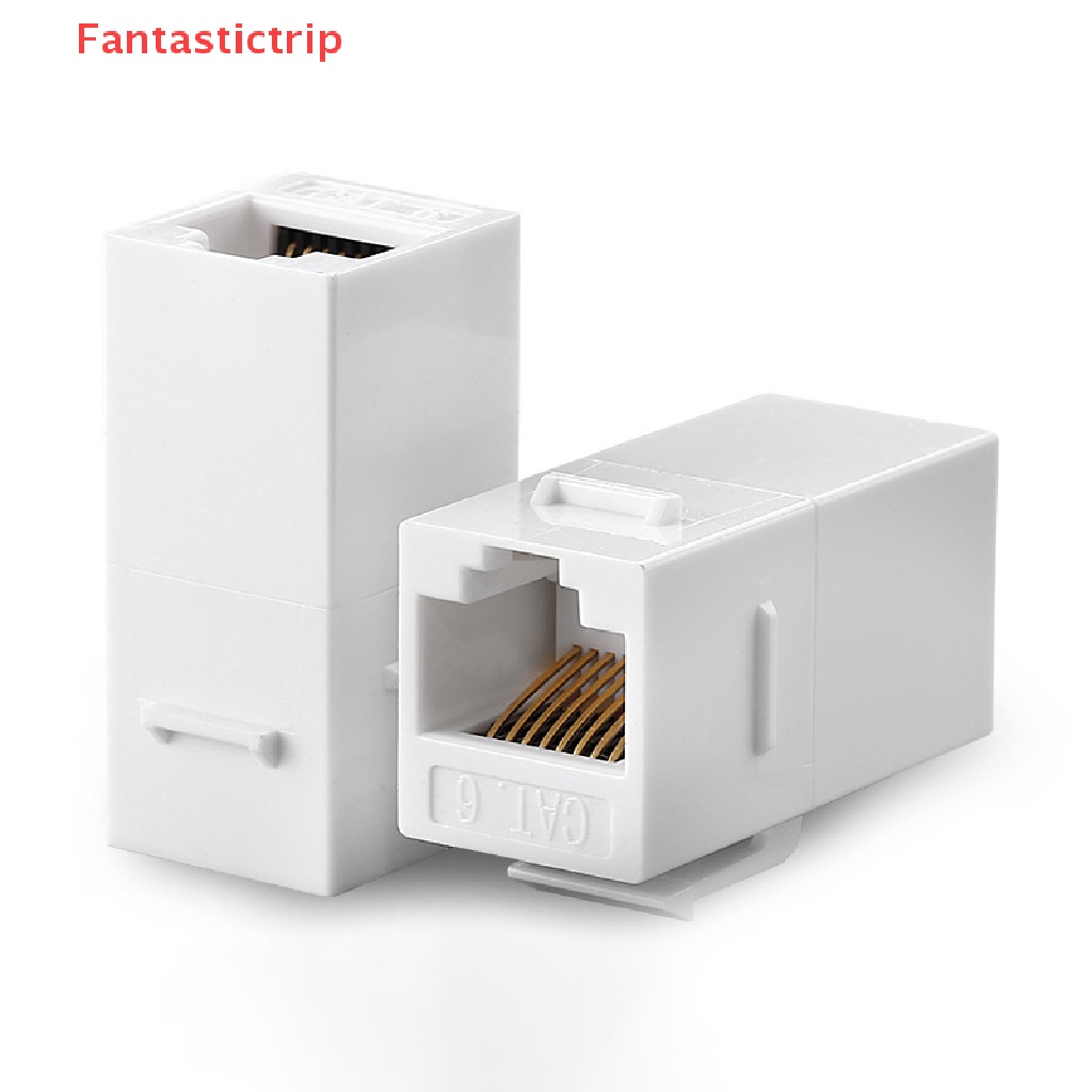 [Fantastictrip] Mô Đun Cat6 Panel Nối Female Sang Female Mở Rộng Phích Cắm Điện Thoại Module Mạng Trực Tiếp