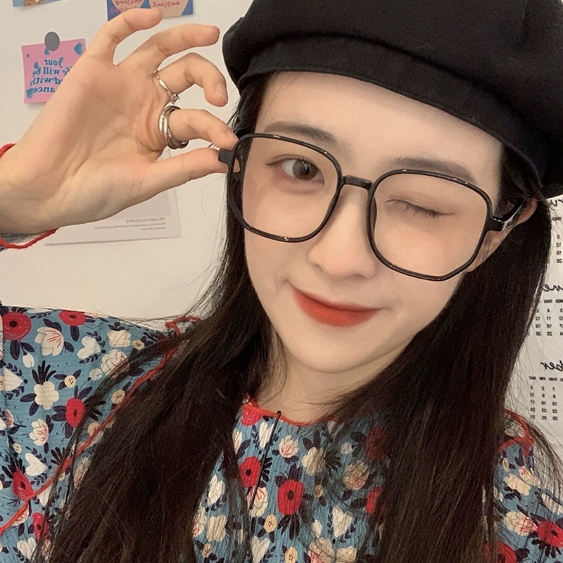 Kính Mát Gọng Vuông Lớn Phong Cách Vintage Thời Trang Cho Nữ
