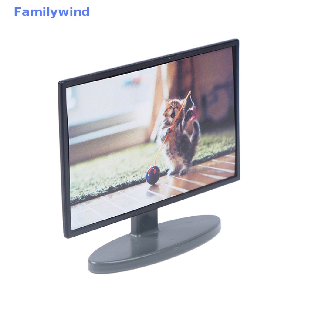 Mô Hình TV Phòng Khách Mini Tỉ Lệ 1: 12 Trang Trí Nhà Búp Bê