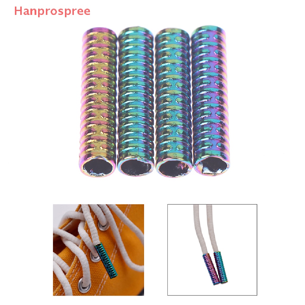 Set 4 Đầu Kim Loại Màu Sắc Gradient Dùng Để Trang Trí Dây Giày