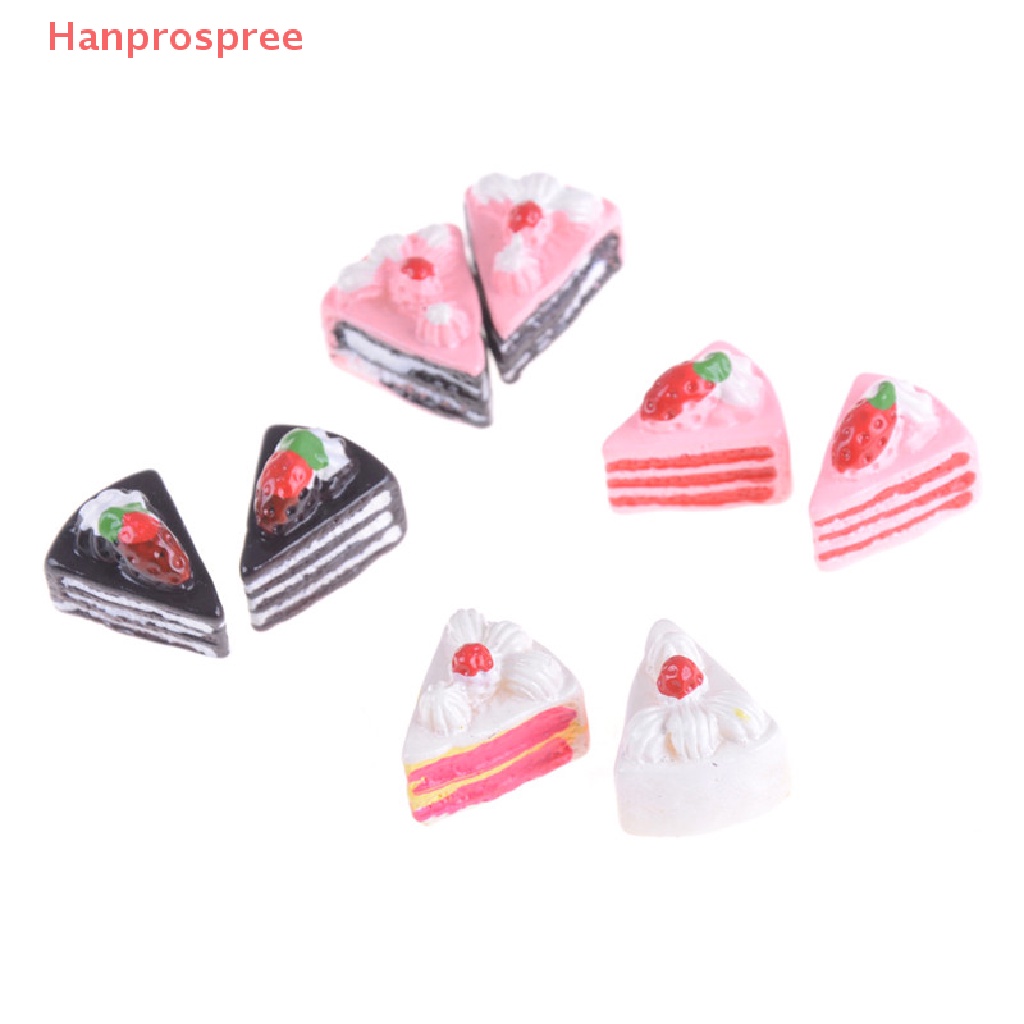 Set 2 Mô Hình Bánh Ngọt 1 / 12 Dùng Trang Trí Nhà Búp Bê Diy