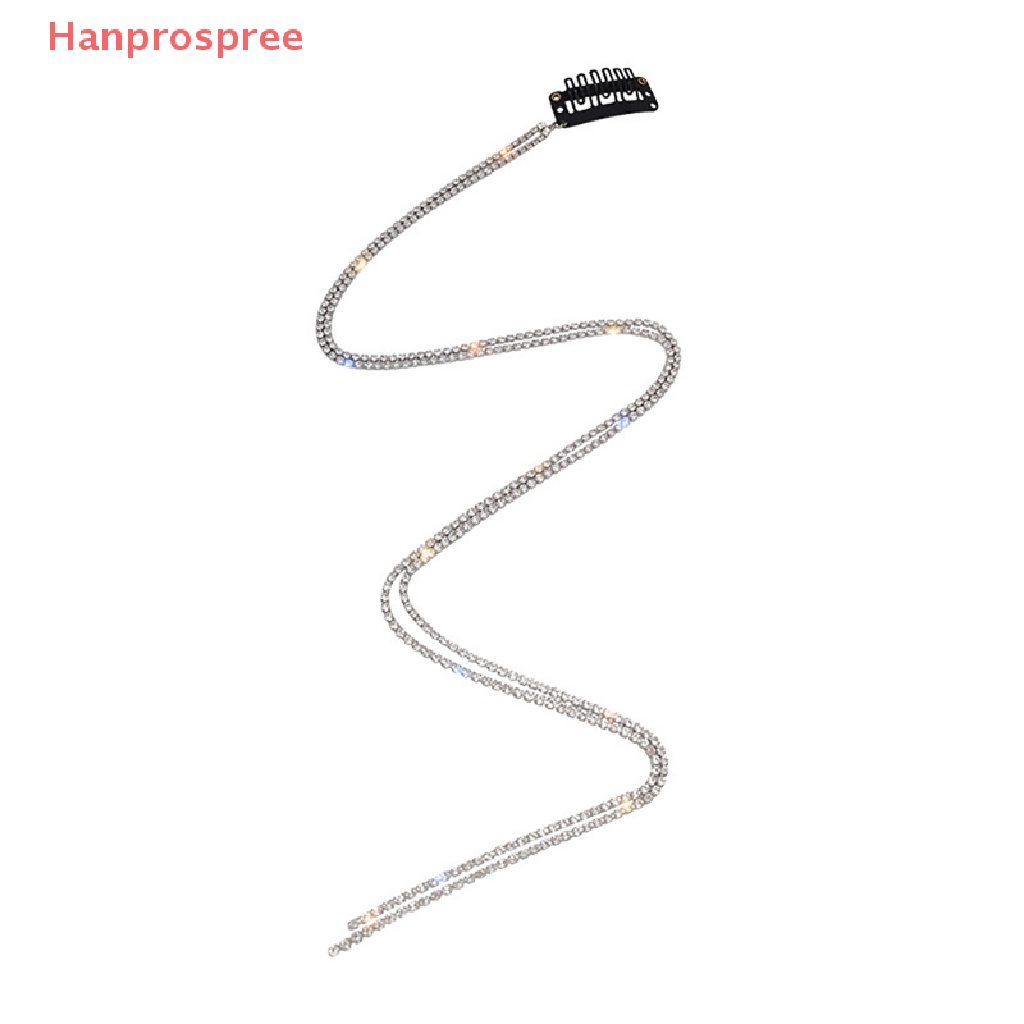 Kẹp Tóc Tua Rua Dài Đính Đá Pha Lê Toàn Diện Cho Nữ