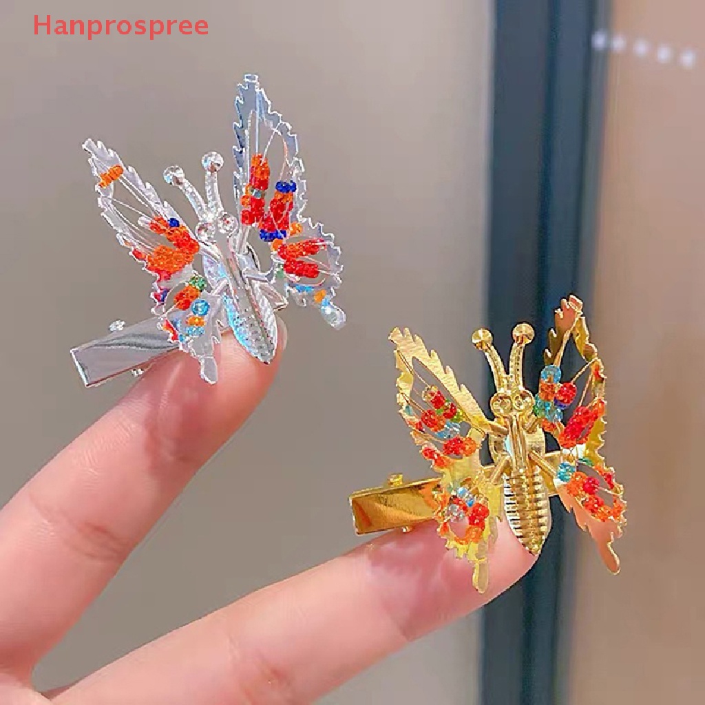 Kẹp Tóc Hình Bướm Bằng Kim Loại Thời Trang Dành Cho Nữ