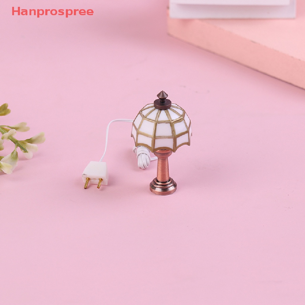 Mô Hình Đèn Bàn Mini 12V 1: 12 Dùng Để Trang Trí Nhà Búp Bê