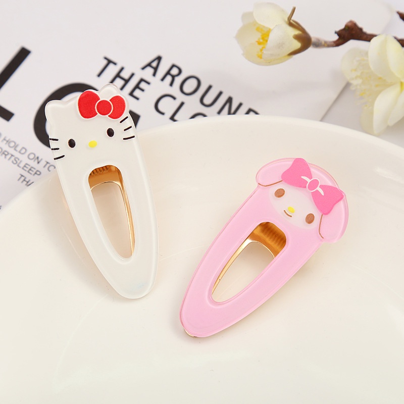 Kẹp Tóc Mái Bên Họa Tiết Hoạt Hình Phong Cách Nhật Bản Kiểu Mới Cho Bé Gái Sanrio Cinnamon bb