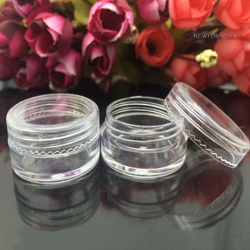 Set 50 Lọ Rỗng 5g Trong Suốt Đựng Kem Trang Điểm Chống Mài Mòn