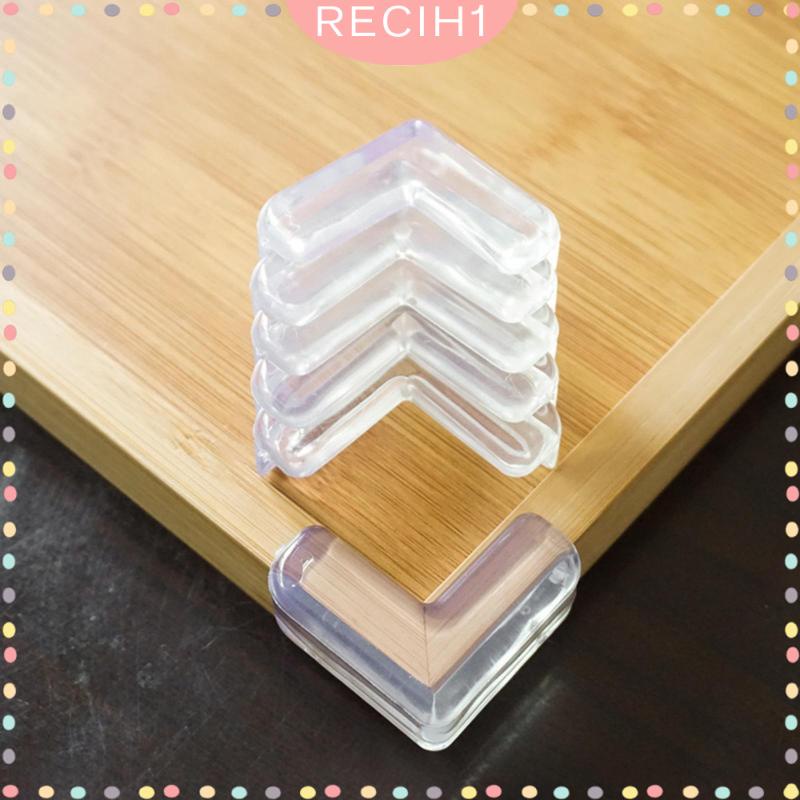 Set 4 Miếng Bọc Cạnh Bàn Nội Thất Trong Suốt Chống Va Chạm Bảo Vệ An Toàn Cho Bé