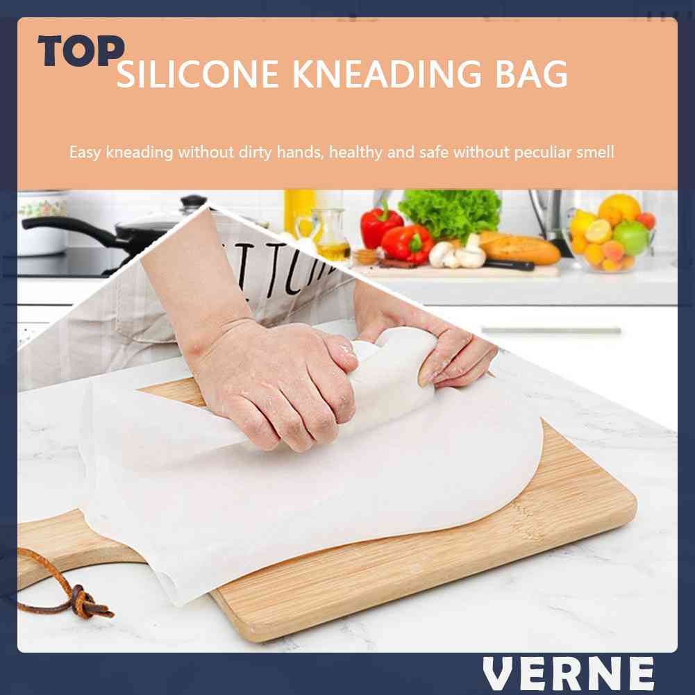 Túi Nhào Bột Bằng Silicone Kèm Dây Buộc Tiện Dụng