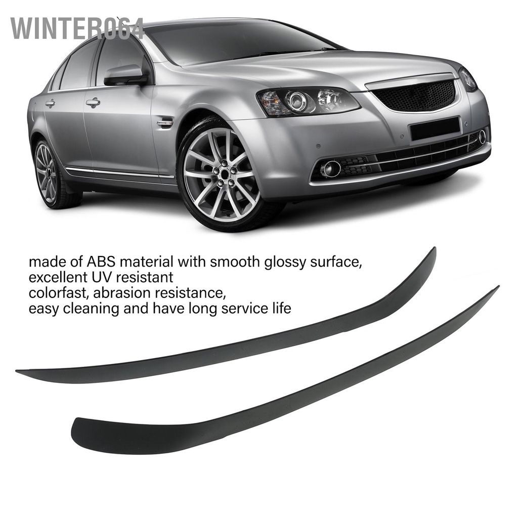 Winter064 2 Chiếc Đèn Pha Lông Mày Trước Trái Phải Ánh Sáng Mí Mắt Viền Bao Da Thay Thế Cho Commodore Sedan Toa Xe Ute