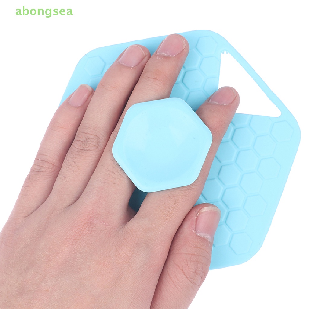 Abongsea Bàn Chải Tắm Massage Tẩy Tế Bào Chết Bằng Silicon Bền Dễ Sử Dụng