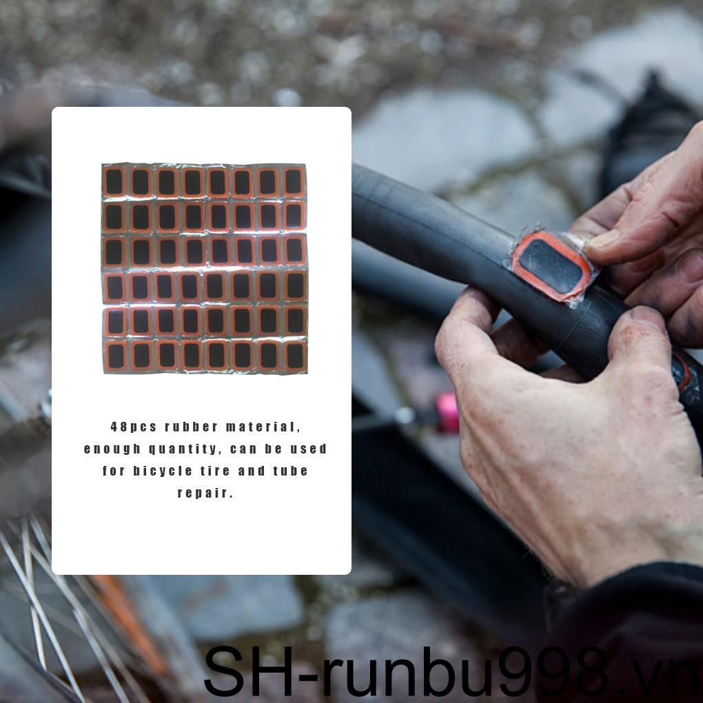 Bộ 48 Miếng Cao Su Vá Săm Xe Đạp