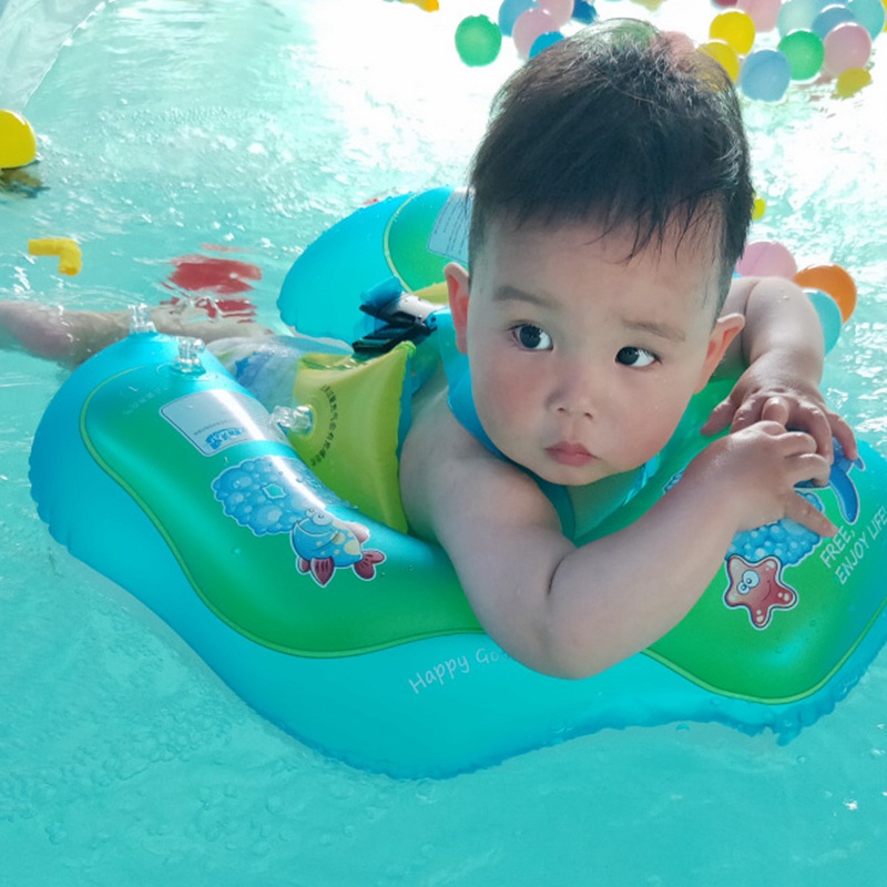 Phao Bơi Đeo Cổ An Toàn In Họa Tiết Hoạt Hình Dễ Thương Cho Bé 3 Tháng - 1.5 Tuổi