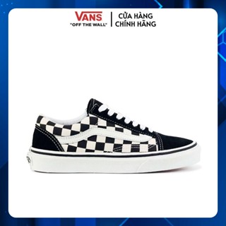 Giày thể thao nam nữ vans old skool caro đen trắng , Giày Vans caro kẻ đen trắng có dây buộc mới 2022