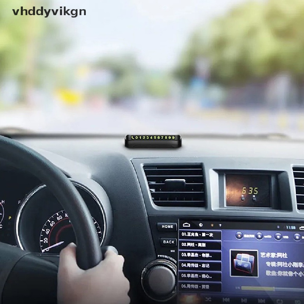 Thẻ Đậu Xe Tạm Thời Ghi Số Điện Thoại 13x2.5cm