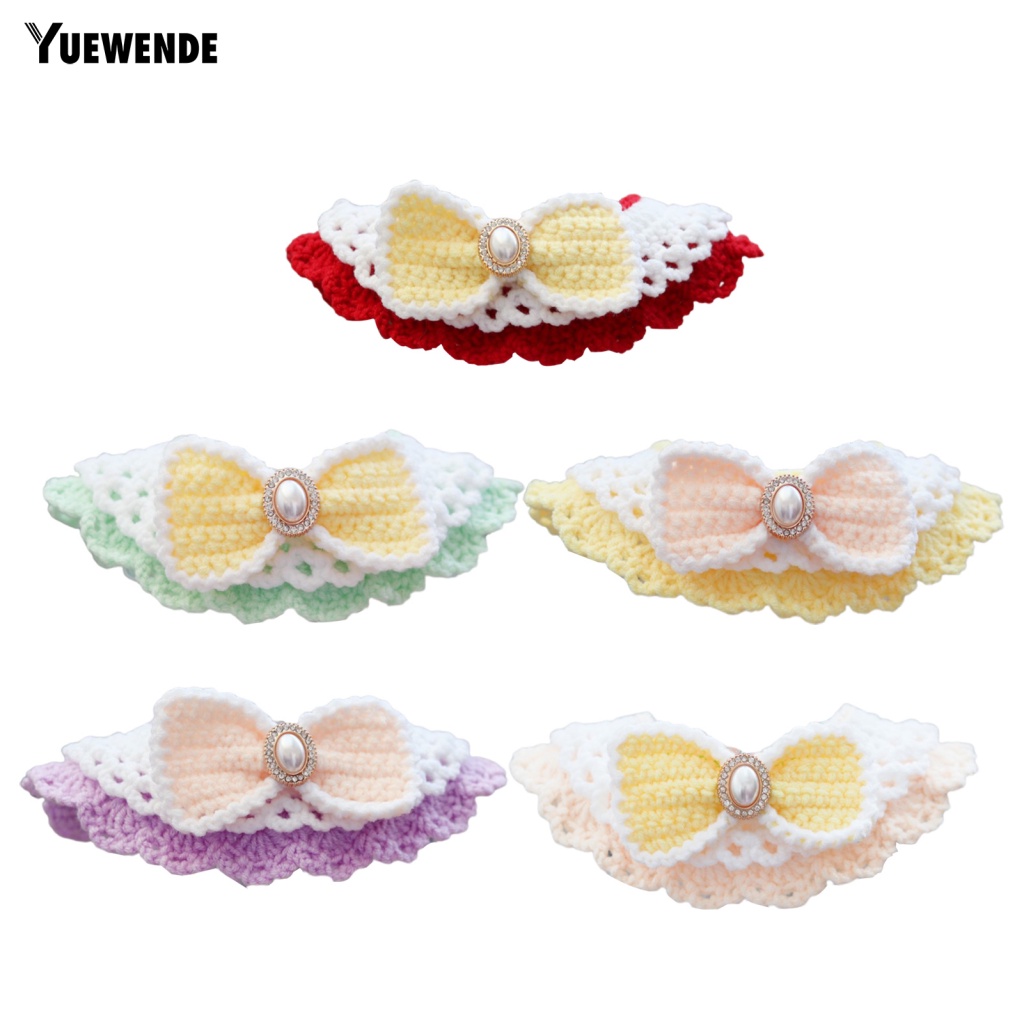 Yue.z Khăn Quàng Cổ Hai Lớp Đính Đá Trang Trí Chụp Ảnh Cho Chó Mèo Nhỏ Dành Cho Bạn Nữ