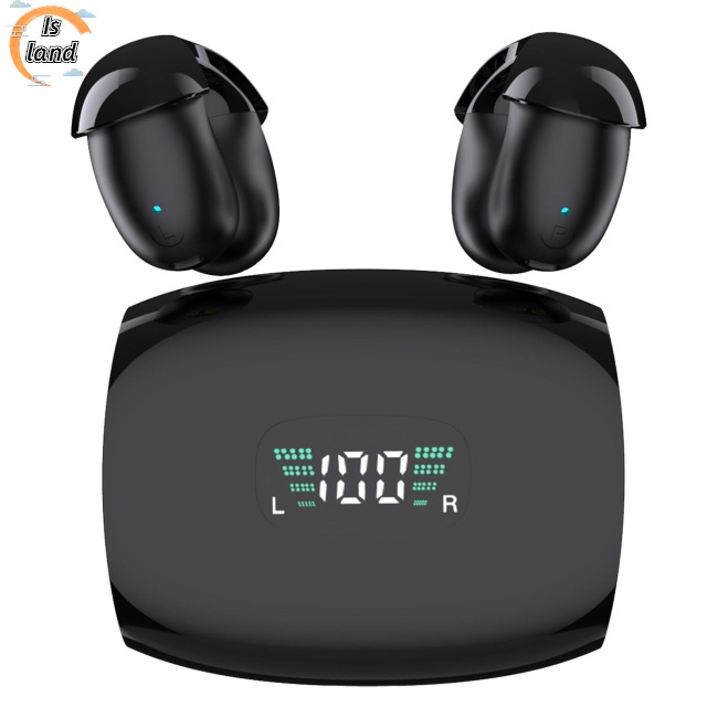 Tai Nghe Không Dây Tws Bluetooth 5.3 Màn Hình Kỹ Thuật Số Dạng Kẹp