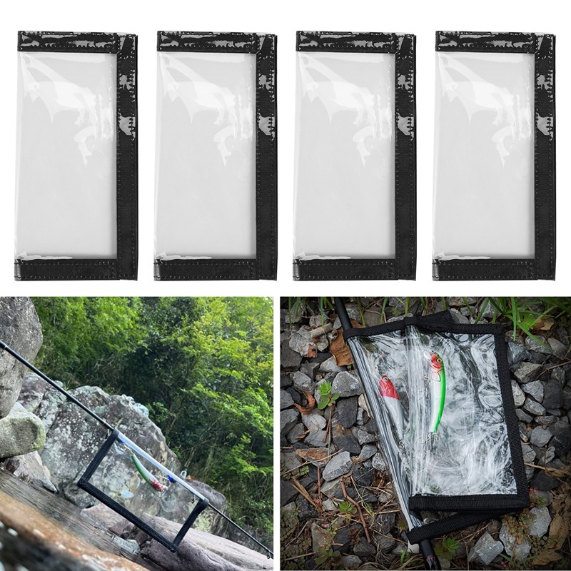 Set 6 Vỏ Bọc Mồi Câu Cá Bằng PVC Trong Suốt Giữ An Toàn Dễ Nhìn Thấy