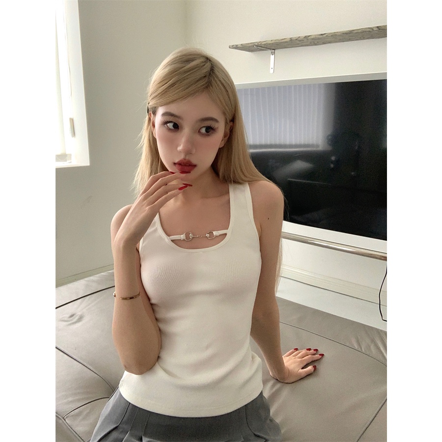 Áo Sát Nách Màu Sắc Thanh Lịch Cho Phái Nữ