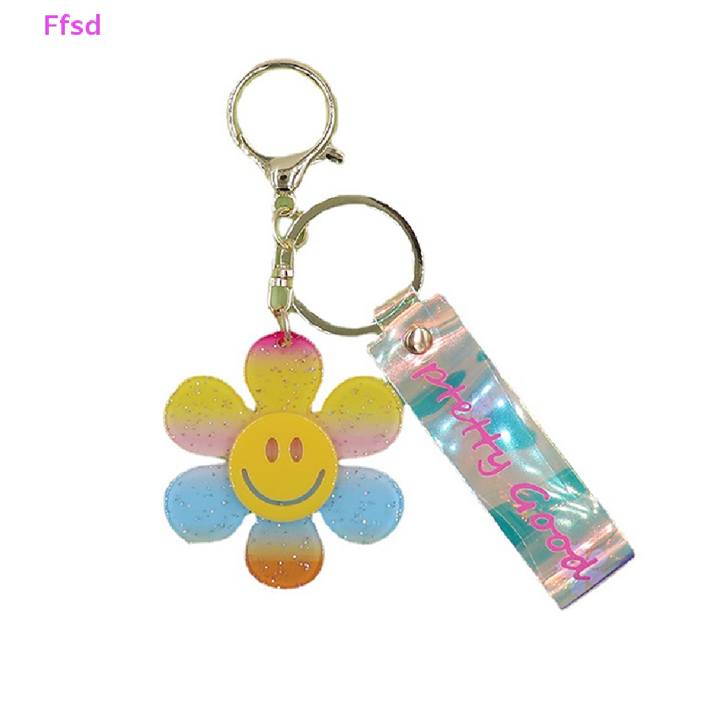 {Ffsd} Móc Chìa Khóa Id / Huy Hiệu Hình Hoa Hướng Dương Dễ Thương Cho Nữ * Bán Chạy